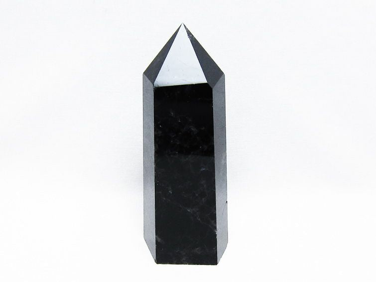 モリオン 黒水晶 六角柱 ポイント 置物 一点物 152-3715