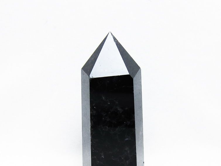 モリオン 黒水晶 六角柱 ポイント 置物 一点物 152-3715