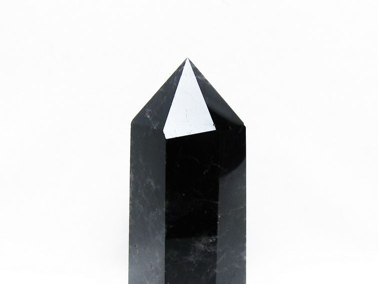 モリオン 黒水晶 六角柱 ポイント 置物 一点物 152-3715