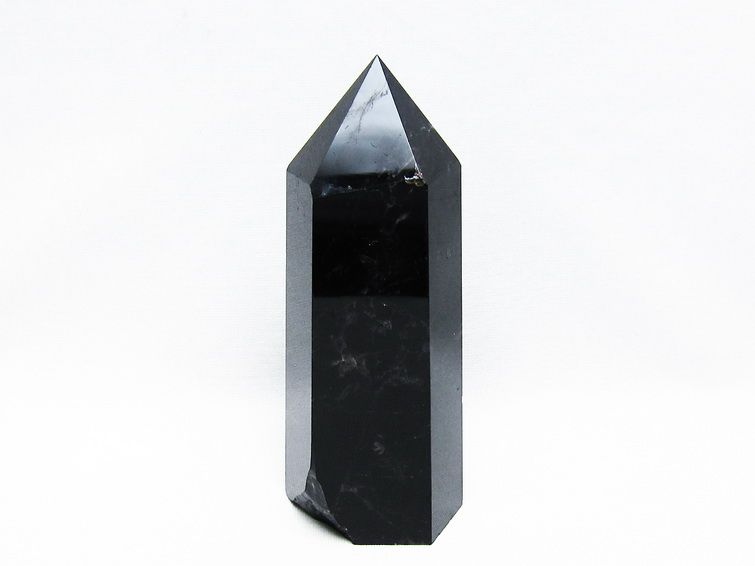 モリオン 黒水晶 六角柱 ポイント 置物 一点物 152-3716