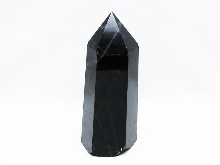 モリオン 黒水晶 六角柱 ポイント 置物 一点物 152-3718