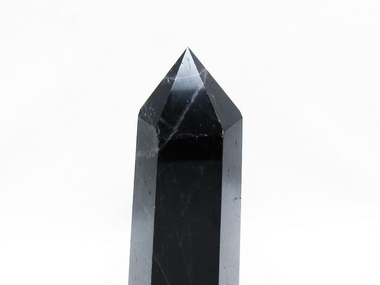 モリオン 黒水晶 六角柱 ポイント 置物 一点物 152-3718
