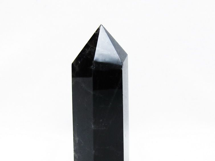モリオン 黒水晶 六角柱 ポイント 置物 一点物 152-3723