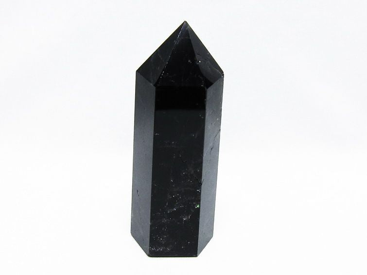 モリオン 黒水晶 六角柱 ポイント 置物 一点物 152-3725