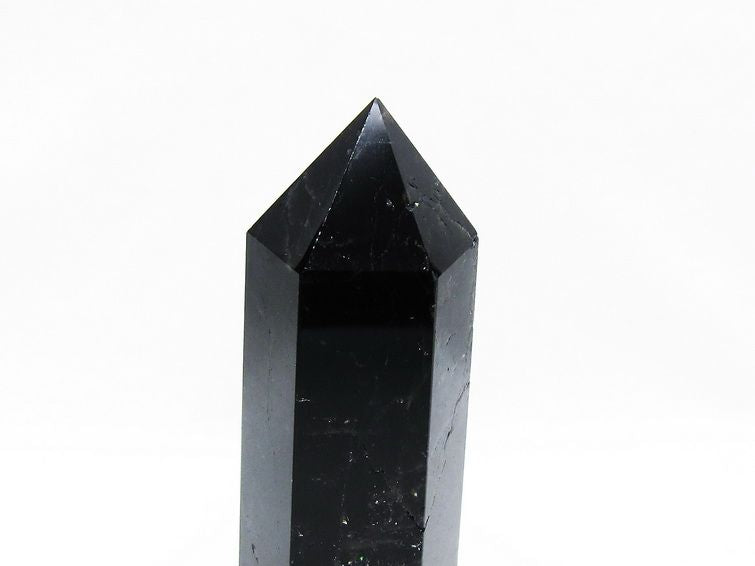 モリオン 黒水晶 六角柱 ポイント 置物 一点物 152-3725
