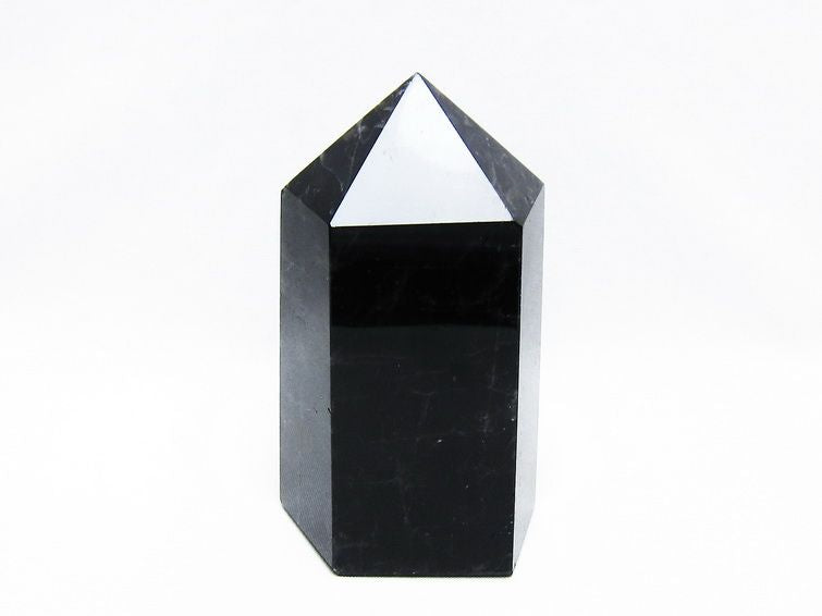 モリオン 黒水晶 六角柱 ポイント 置物 一点物 152-3729