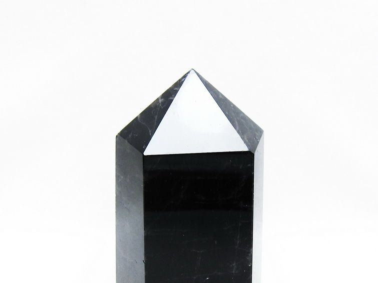 モリオン 黒水晶 六角柱 ポイント 置物 一点物 152-3729