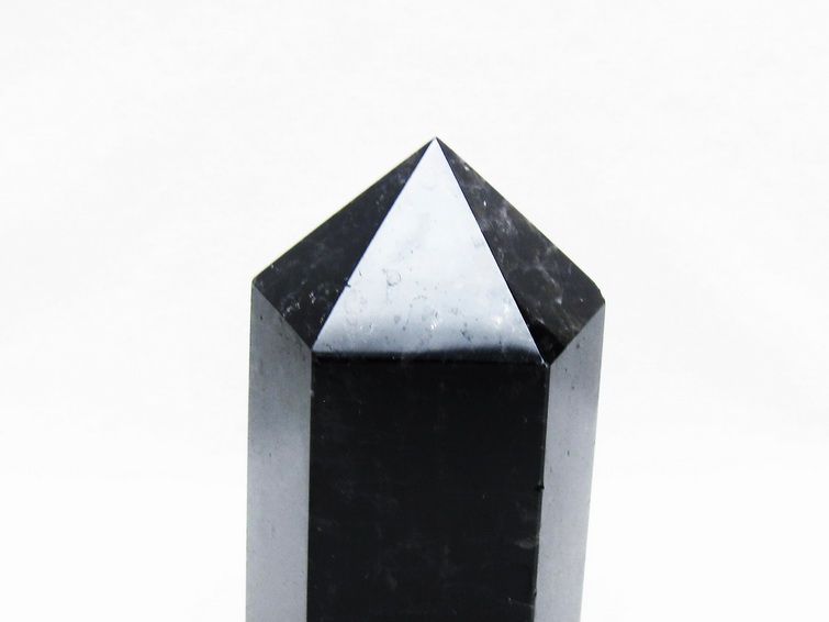 モリオン 黒水晶 六角柱 ポイント 置物 一点物 152-3729