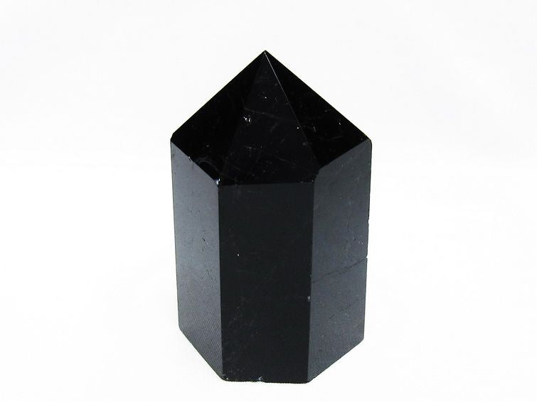 モリオン 黒水晶 六角柱 ポイント 置物 一点物 152-3732