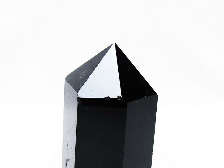 モリオン 黒水晶 六角柱 ポイント 置物 一点物 152-3732