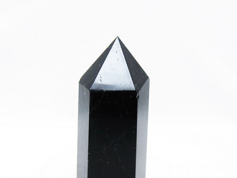 モリオン 黒水晶 六角柱 ポイント 置物 一点物 152-3733