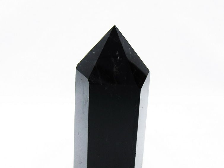 モリオン 黒水晶 六角柱 ポイント 置物 一点物 152-3733