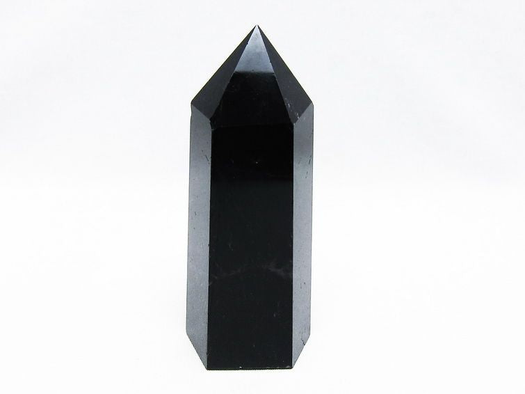 モリオン 黒水晶 六角柱 ポイント 置物 一点物 152-3734