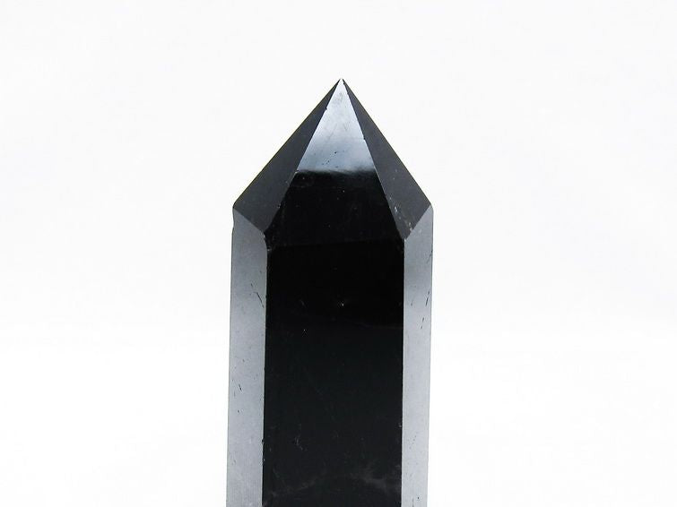 モリオン 黒水晶 六角柱 ポイント 置物 一点物 152-3734