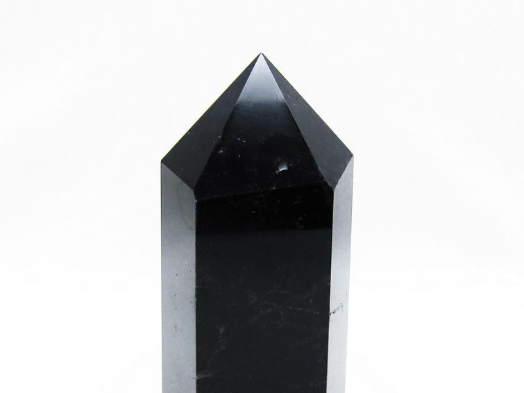 モリオン 黒水晶 六角柱 ポイント 置物 一点物 152-3738