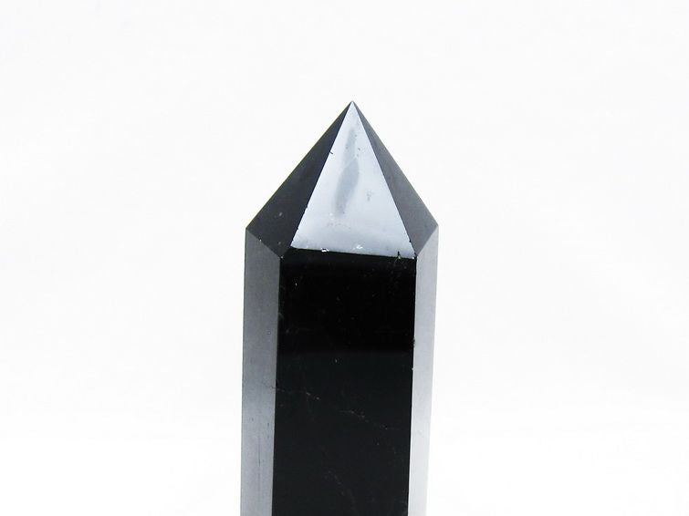 モリオン 黒水晶 六角柱 ポイント 置物 一点物 152-3739