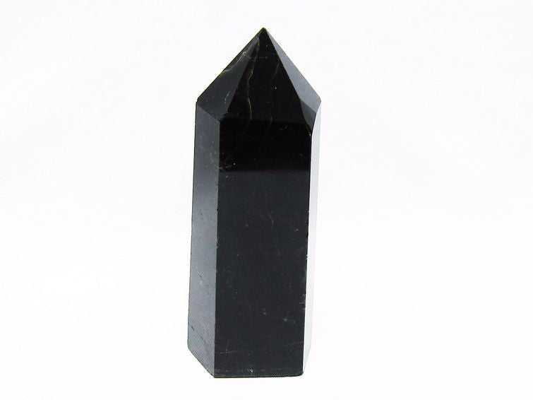 モリオン 黒水晶 六角柱 ポイント 置物 一点物 152-3742