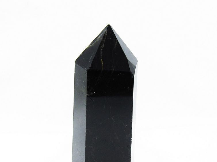 モリオン 黒水晶 六角柱 ポイント 置物 一点物 152-3742