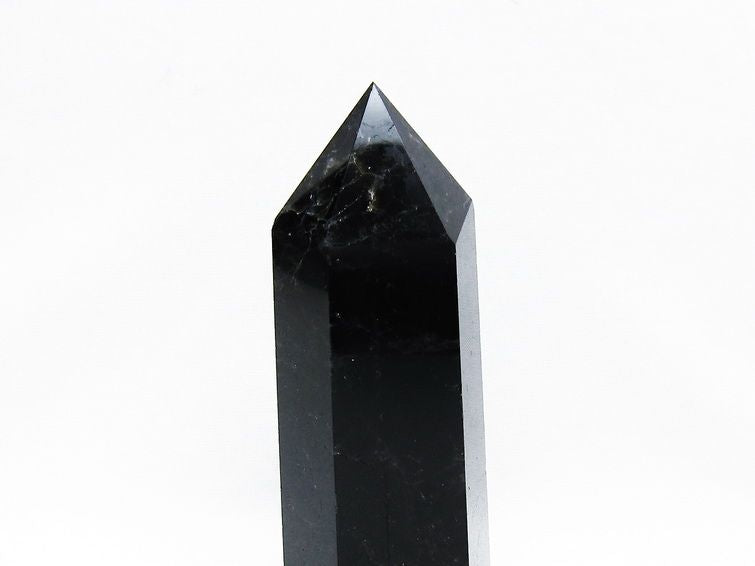 モリオン 黒水晶 六角柱 ポイント 置物 一点物 152-3744