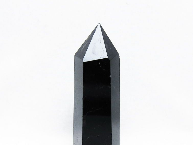 モリオン 黒水晶 六角柱 ポイント 置物 一点物 152-3744