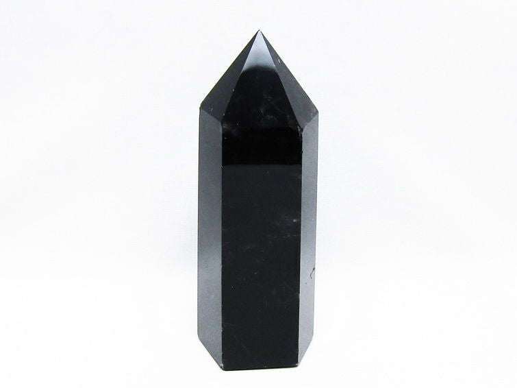 モリオン 黒水晶 六角柱 ポイント 置物 一点物 152-3745