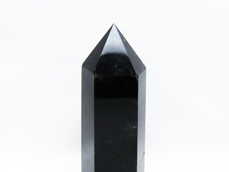 モリオン 黒水晶 六角柱 ポイント 置物 一点物 152-3745
