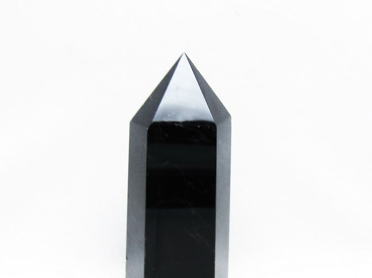 モリオン 黒水晶 六角柱 ポイント 置物 一点物 152-3745