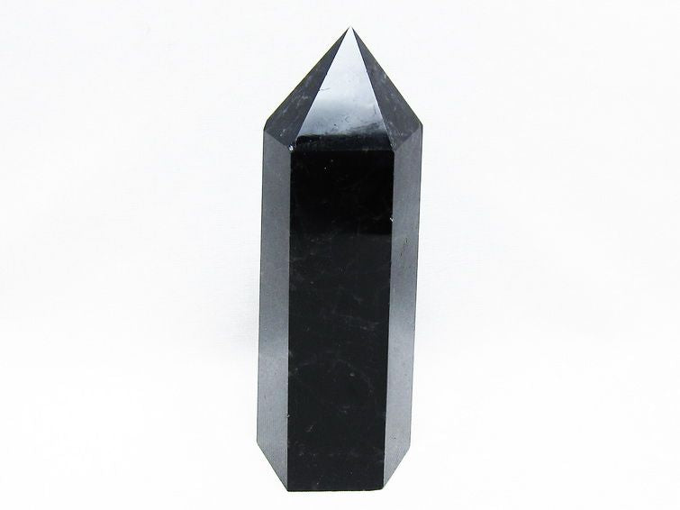 モリオン 黒水晶 六角柱 ポイント 置物 一点物 152-3748