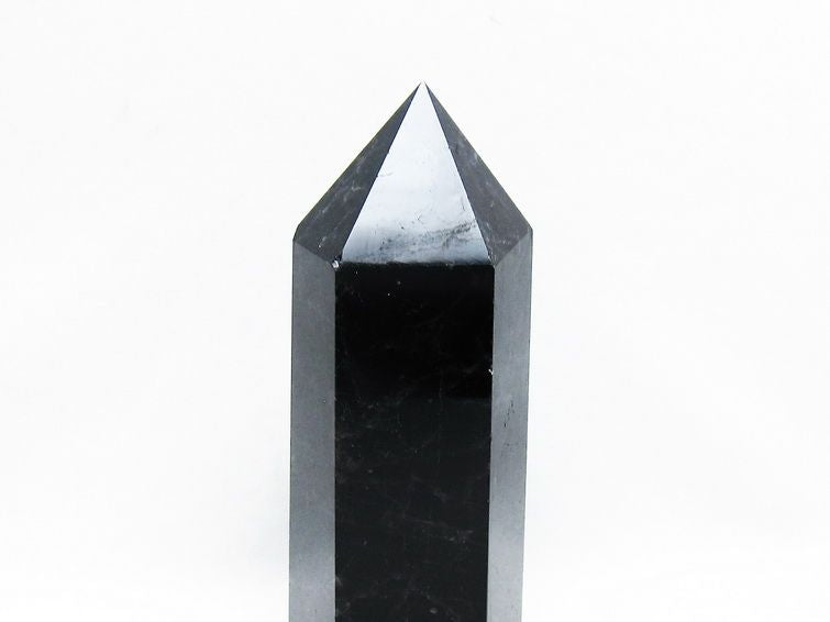 モリオン 黒水晶 六角柱 ポイント 置物 一点物 152-3748