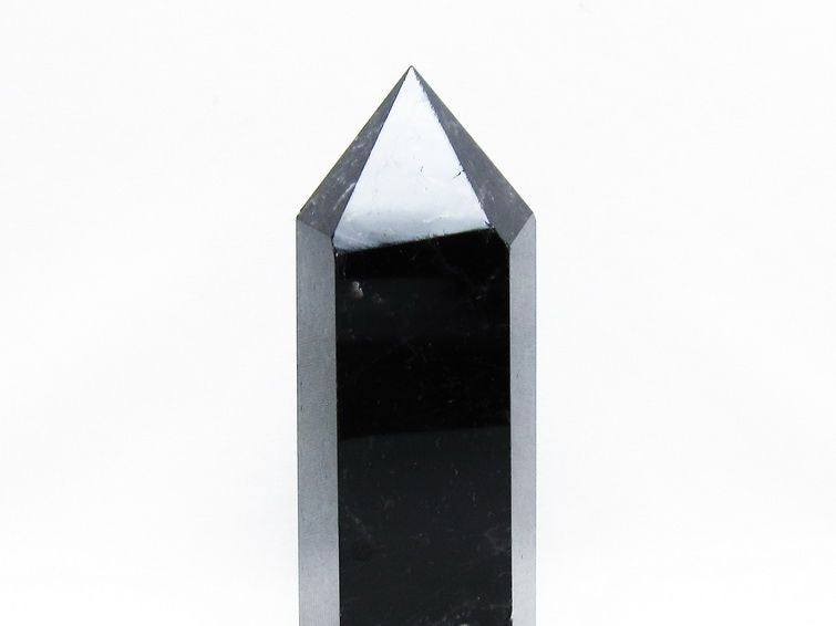 モリオン 黒水晶 六角柱 ポイント 置物 一点物 152-3748