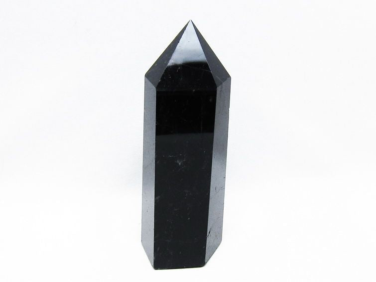 モリオン 黒水晶 六角柱 ポイント 置物 一点物 152-3749