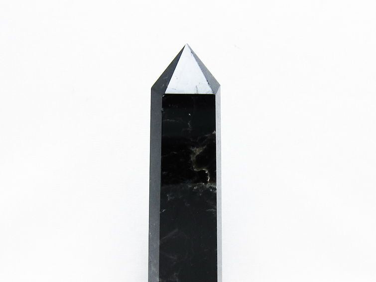 モリオン 黒水晶 六角柱 ポイント 置物 一点物 152-3750