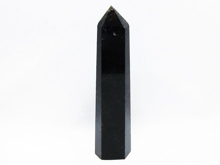 モリオン 黒水晶 六角柱 ポイント 置物 一点物 152-3751