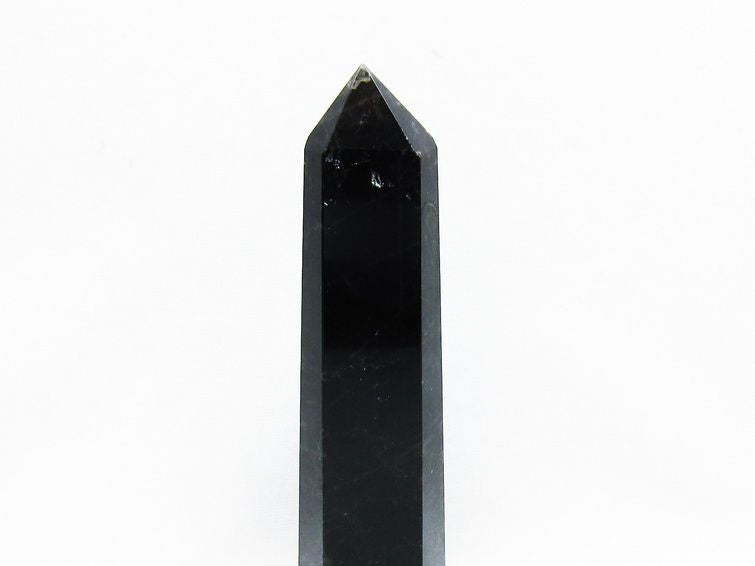 モリオン 黒水晶 六角柱 ポイント 置物 一点物 152-3751