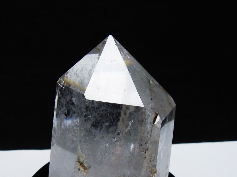 水晶 六角柱 水晶 ポイント 台座付属 一点物 152-3752