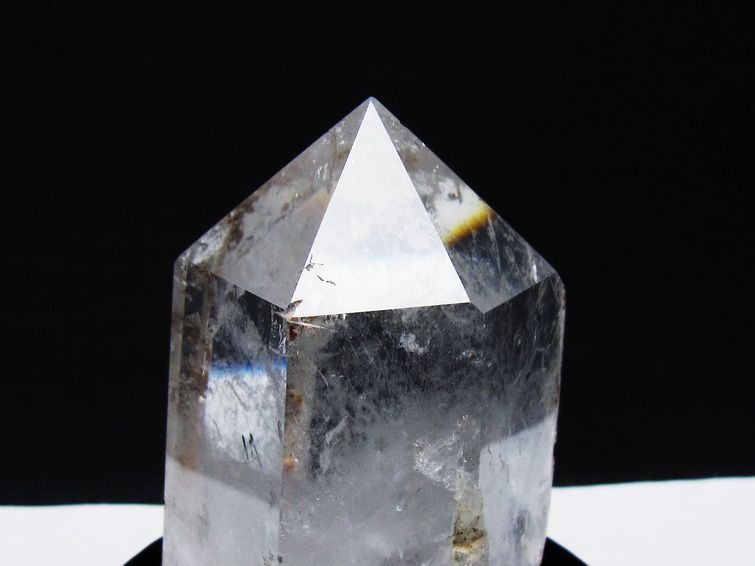 水晶 六角柱 水晶 ポイント 台座付属 一点物 152-3752