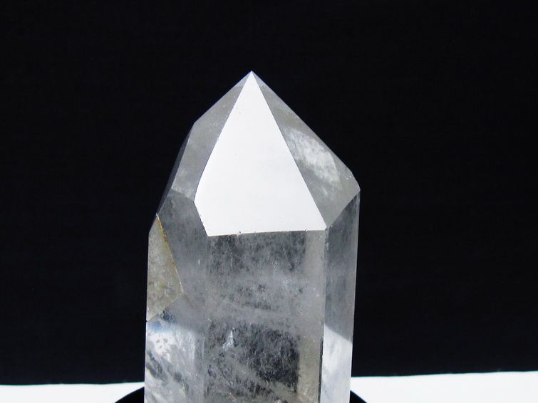 水晶 六角柱 水晶 ポイント 台座付属 一点物 152-3753