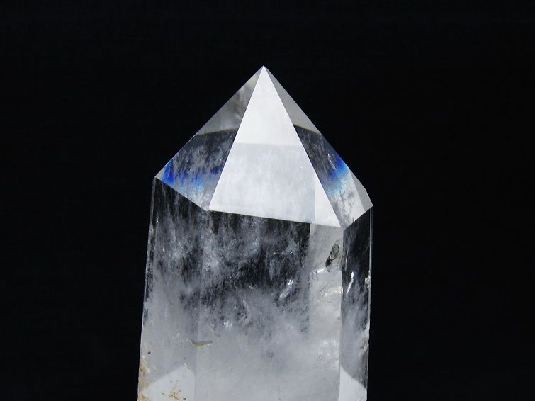 水晶 六角柱 水晶 ポイント 台座付属 一点物 152-3754