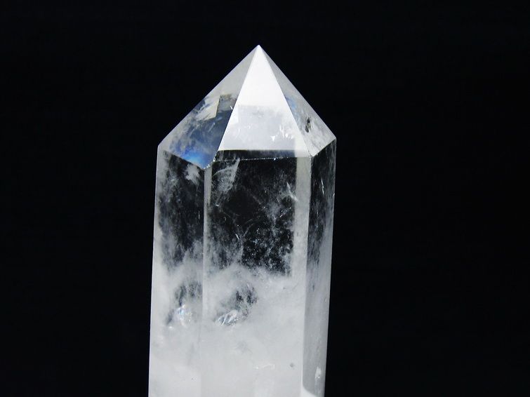 水晶 六角柱 水晶 ポイント 台座付属 一点物 152-3755