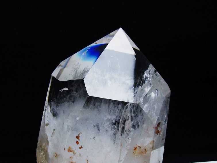 1.3Kg 水晶 六角柱 水晶 ポイント 台座付属 一点物 152-3762
