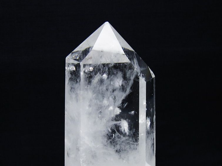 水晶 六角柱 水晶 ポイント 台座付属 一点物 152-3763