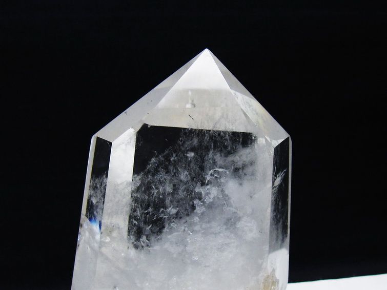 水晶 六角柱 水晶 ポイント 台座付属 一点物 152-3764