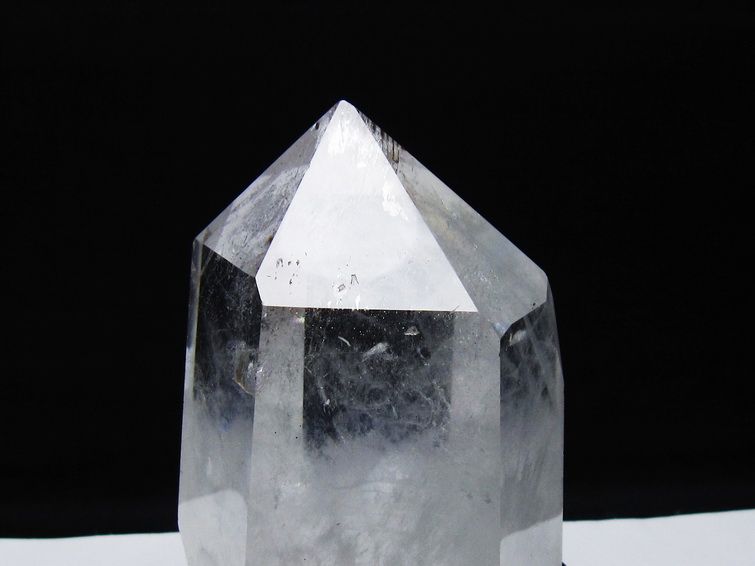 水晶 六角柱 水晶 ポイント 台座付属 一点物 152-3766