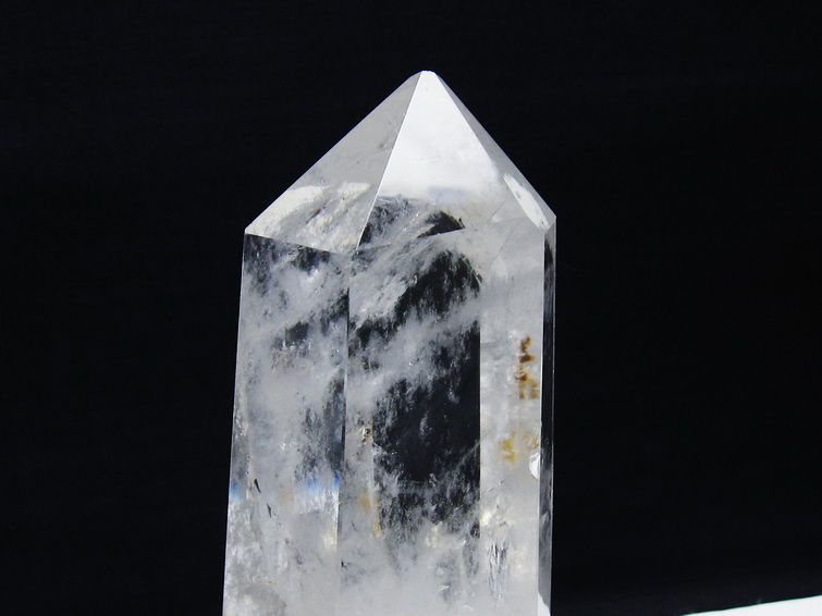水晶 六角柱 水晶 ポイント 台座付属 一点物 152-3768
