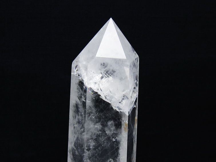 水晶 六角柱 水晶 ポイント 台座付属 一点物 152-3776