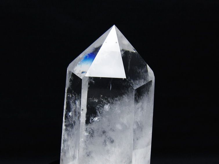 水晶 六角柱 水晶 ポイント 台座付属 一点物 152-3777