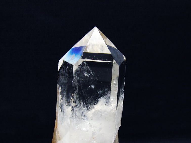 水晶 六角柱 水晶 ポイント 台座付属 一点物 152-3780