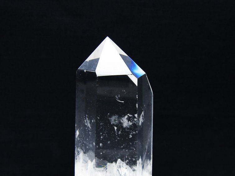 水晶 六角柱 水晶 ポイント 台座付属 一点物 152-3785