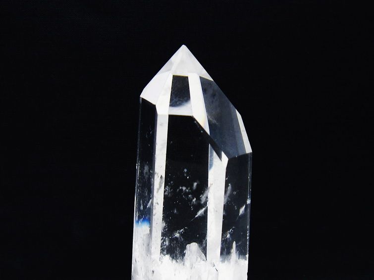 水晶 六角柱 水晶 ポイント 台座付属 一点物 152-3785