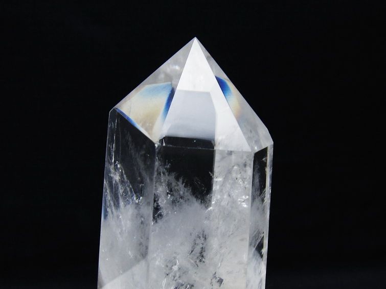 水晶 六角柱 水晶 ポイント 台座付属 一点物 152-3786